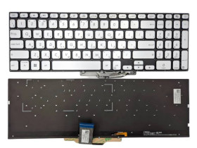 Клавіатури Клавиатуры ^/--/^ Клавиатура для ASUS X /--/ 712 A /--/ 712 F /--/ 712 K /--/ 712 M /--/ 712 R /--/ 712 S /--/ 712 (RU Silver с подсветкой) ^_^^^ Клавіатура для ASUS X /--/ 712 A /--/ 712 F /--/ 712 K /--/ 712 M /--/ 712 R /--/ 712 S /--/ 712 (RU Silver з підсвіткою) - фото фото фото
