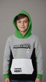 Толстовки, худі Толстовки, худи ^/--/^ Світла толстовка худі Minecraft George на хлопчика 11-12 років ^_^^^ Светлая толстовка худи Minecraft George на мальчика 11-12 лет - фото фото фото