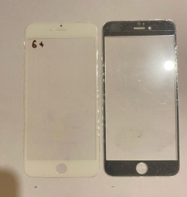 Сенсорні екрани і Дисплеї Сенсорные экраны и Дисплеи ^/--/^ Apple Iphone 6 plus white без рамки, стекло для ремонта без ОСА пленки ^_^^^ Apple Iphone 6 plus white без рамки, скло для ремонту без ОСА плівки - фото фото фото