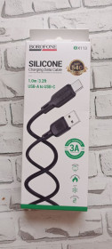 Кабелі Кабели ^/--/^ Кабель Borofone BX /--/ 113 USB – Type-C, 1 /--/ м, 3 /--/ A, силіконовий кабель для швидкої зарядки ^_^^^ Кабель Borofone BX /--/ 113 USB – Type-C, 1 /--/ м, 3 /--/ A, силиконовый кабель для быстрой зарядки - фото фото фото