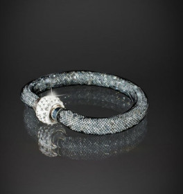 Браслети Браслеты ^/--/^ Нарядный браслет в кристаллах Swarovski звёздная пыль, 8208 /--/ мо ^_^^^ Нарядний браслет в кристалах Swarovski зоряний пил, 8208 /--/ мо - фото фото фото