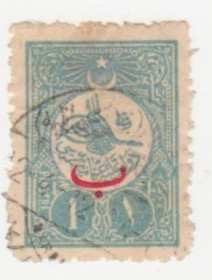 Інші країни Другие страны ^/--/^ Турция  1909  г. № 188 гашеная ^_^^^ Туреччина 1909 р. No 188 гашена - фото фото фото