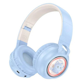 Навушники, гарнітури Наушники, гарнитуры ^/--/^ Навушники Bluetooth бездротові Hoco W /--/ 50 накладні дитячі з підсвіткою та слотом під карту пам&amp;#039;ят ^_^^^ Наушники Bluetooth беспроводные Hoco W /--/ 50 накладные детские с подсветкой и слотом под карту пам&amp;#039;ят - фото фото фото