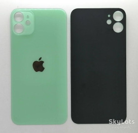 Корпуса на iPhone Корпуса на iPhone ^/--/^ Кришка задня iPhone 11 Green   (великий виріз під камеру) ^_^^^ Крышка задняя iPhone 11 Green (большой вырез под камеру) - фото фото фото