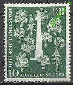 НДР, ФРН ГДР, ФРГ ^/--/^ ФРГ 1955 флора деревья памятник 1 /--/ м. ^_^^^ ФРН 1955 флора дерева пам'ятник 1 /--/ м. - фото фото фото