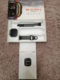 Розумні годинники (Smart watch) Умные часы (Smart watch) ^/--/^ Фірмовий Металевий смарт годинник N /--/ 9 Ultra 2 ^_^^^ Металлический смарт часы N /--/ 9 Ultra 2 - фото фото фото