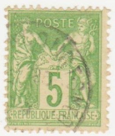 Франція Франция ^/--/^ Франция 1877 г.№ 74 гашенная ^_^^^ Франція 1877 р. No 74 гашена - фото фото фото