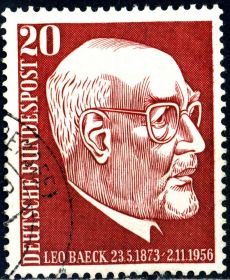 НДР, ФРН ГДР, ФРГ ^/--/^ ФРГ. Лео Бэк  (серия) 1957 г. ^_^^^ ФРН. Особистості No 2 (серія) 1957 - фото фото фото