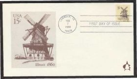 Америка Америка ^/--/^ США 1980 ВЕТРЯНАЯ МЕЛЬНИЦА ИЛЛИНОЙС ЭКСКЛЮЗИВНОЕ ИСПОЛНЕНИЕ ОДНА ТЫСЯЧА ЭКЗ. КПД Mi.1418 /--/ D ^_^^^ США 1980 ВЕТРЯНА МЕЛЬНИЦЯ ІЛІНОЇС ЕКСКЛЮЗИВНЕ ВИКОНАННЯ ОДНА ТИСЯЧА ЕКЗ. ККД Mi.1418 /--/ D - фото фото фото