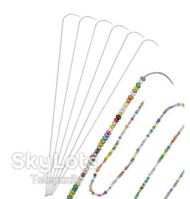 Спиці, гачки, голки, ножиці Спицы, крючки, иголки, ножницы ^/--/^ Вигнута бісерна голка. Голка для спінера. Выгнутая бисерная иголка. Игла для спинера. Игла для бисера.  Нержавіюча бісерна прядильна голка.  Тонкі бісерні голки для виготовлення ювелірних виробів. Крепка, нержавіюча, тонка, бисерна голка 19 см. ^_^^^ Изогнута бисерная игла. Голка для спинера. Выгнутая бисерная иголка. Игла для спинера. Игла для бисера. Нержавеющая бисерная прядильная игла. Тонкие бисерные иглы для изготовления ювелирных изделий. Крепка, нержавеющая, тонкая, бисерная игла 19 см. - фото фото фото