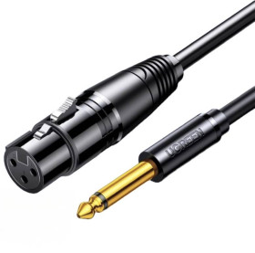 Антени Антенны ^/--/^ Аудіокабель Ugreen AV /--/ 131 Jack 6.35 мм - XLR 5 м екранований Hi-Fi Чорний ^_^^^ Аудиокабель Ugreen AV /--/ 131 Jack 6.35 мм - XLR 5 м экранирован Hi-Fi Черный - фото фото фото