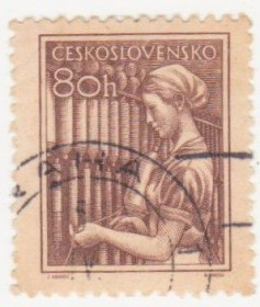 Чехословаччина Чехословакия ^/--/^ Чехословакия 1954 г № 857 гашеная ^_^^^ Чехословаччина 1954 р. No 857 гашена - фото фото фото