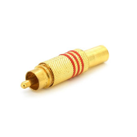 Адаптери Адаптеры ^/--/^ Разъем RCA с пружиной (под болт) латунь, 100 /--/ шт в упаковке, цена за Сахар, Red ^_^^^ Роз'єм RCA з пружиною (під болт) латунь, 100 /--/ шт в упаковці, ціна за Сахар, Red - фото фото фото