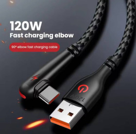 Кабелі Кабели ^/--/^ Кабель USB Type-C для быстрой зарядки Huawei Mate (2 метра), 90 градусов, чёрный ^_^^^ Кабель USB Type-C для швидкої зарядки Huawei Mate (2 метра), 90 градусів, чорний - фото фото фото
