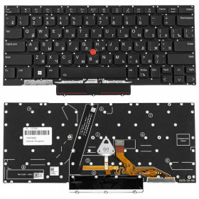 Клавіатури Клавиатуры ^/--/^ Клавиатура для ноутбука LENOVO (ThinkPad: X /--/ 1 Nano Gen 3) rus, black, подсветка клавиш, без фрейма (О ^_^^^ Клавіатура для ноутбука LENOVO (ThinkPad: X /--/ 1 Nano Gen 3) rus, black, підсвічування клавіш, без фрейму - фото фото фото