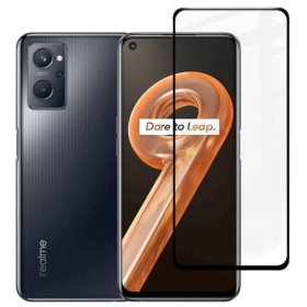 Чохли, бампера Чехлы, бампера ^/--/^ Захисне скло Fiji Premium для Realme 9 /--/ i (RMX /--/ 3491) повне проклеювання Anti-Static чорний ^_^^^ Защитное стекло Fiji Premium для Realme 9 /--/ i (RMX /--/ 3491) полное проклеивание Anti-Static черный - фото фото фото