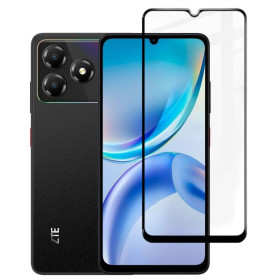 Чохли, бампера Чехлы, бампера ^/--/^ Захисне скло Fiji Premium для ZTE Blade A /--/ 36 повне проклеювання Anti-Static чорний ^_^^^ Защитное стекло Fiji Premium для ZTE Blade A /--/ 36 полное проклеивание Anti-Static черный - фото фото фото