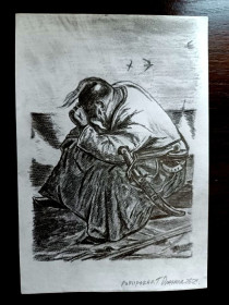 Картини, Гравюри, Живопис та Графіка Картины, Гравюры, Живопись и Графика ^/--/^ Копия графики Е.А.Кибрика ИЗ КНИГИ &amp;quot;Тарас Бульба&amp;quot; бумага карандаш. ^_^^^ Копія графіки Е.А.Кібрика З КНИГИ &amp;quot;Тарас Бульба &amp;quot; папір олівець. - фото фото фото