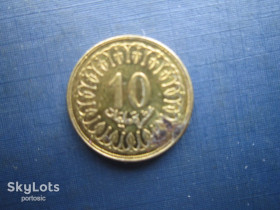 Туніс Тунис ^/--/^ Монета 10 мілімів Туніс 1997 ^_^^^ Монета 10 миллиметров Тунис 1997 - фото фото фото