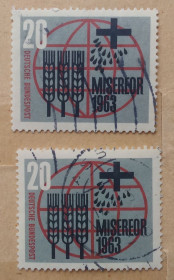 НДР, ФРН ГДР, ФРГ ^/--/^ Германия 1963 г - Организация «Misereor». Борьба с голодом ^_^^^ 1963 — Організація «Misereor». Боротьба з голодом - фото фото фото