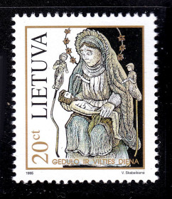 Балтійські країни Балтийские страны ^/--/^ Литва 1995 г  MNH - день скорби и надежды ^_^^^ 1995 — День скорботи і надії - фото фото фото