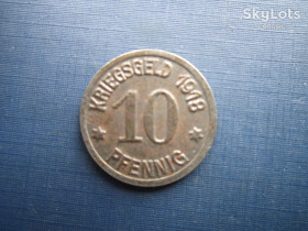 Інше Другое ^/--/^ Монета 10 пфеннигов Германия Кобленц 1918 нотгельд ^_^^^ Монета 10 пфенігів Німеччина Кобленц 1918 нотгельд - фото фото фото