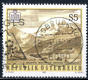 Австрія Австрия ^/--/^ Австрия. Природа Австрии №2   (серия) 1987 г. ^_^^^ Австрія. Природа Австрії No 2 (серія) 1987 - фото фото фото