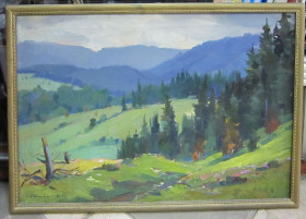 Картини, Гравюри, Живопис та Графіка Картины, Гравюры, Живопись и Графика ^/--/^ М. Сапатюк. &amp;quot;Літо&amp;quot; 1963 р ^_^^^ М. Сапатюк. &amp;quot; Лето&amp;quot; 1963 г. - фото фото фото