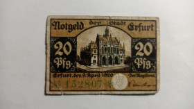 Інше Другое ^/--/^ Німеччина. Нотгельд. 20 пфенігів. 1920. ^_^^^ Германия. Нотгельд. 20 пфеннигов. 1920. - фото фото фото