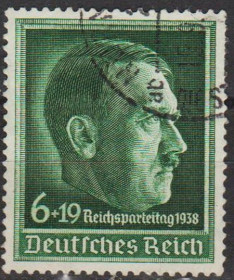 Третій Рейх (-) Третий Рейх (-) ^/--/^ 1938 - Рейх - Партз&amp;apos;їзд в Нюрнберзі Mi.672 _5,50 € _ гаш ^_^^^ 1938 - Рейх - Партс&amp;apos;езд в Нюрнберге Mi.672 _5,50 € _ гаш - фото фото фото