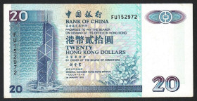 Інші Другие ^/--/^ Гонконг  (1999) Bank of China. 20 долларов. P-329 /--/ e ^_^^^ Гонконг (1999) Bank of China. 20 доларів. P-329 /--/ e - фото фото фото
