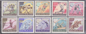 СРСР - СССР - ^/--/^ СССР 1960 ОЛИМПИЙСКИЕ ИГРЫ ОИ ЛЕТНЯЯ ОЛИМПИАДА РИМ СПОРТ СПОРТСМЕНЫ СОРЕВНОВАНИЯ Mi.2369-2378** MNH ^_^^^ СРСР 1960 ОЛІМПІЙСЬКІ ІГРИ ОИ ЛІТНЯ ОЛІМПІАДА РИМ СПОРТ СПОРТСМЕНИ ЗІРІВНЕННЯ Mi.2369-2378** MNH - фото фото фото