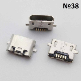 Роз'єми, гнізда Разъемы, гнезда ^/--/^ Micro usb разъем №38, для Huawei, Motorola ^_^^^ Micro usb роз'єм No /--/ 38, для Huawei, Motorola - фото фото фото