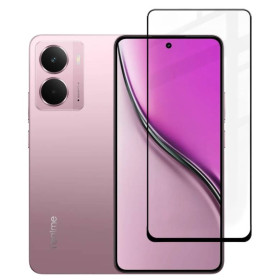 Чохли, бампера Чехлы, бампера ^/--/^ Захисне скло Fiji Premium для Realme P /--/ 3 повне проклеювання Anti-Static чорний ^_^^^ Защитное стекло Fiji Premium для Realme P /--/ 3 полное проклеивание Anti-Static черный - фото фото фото