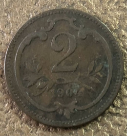 Австро-Угорщина Австро-Венгрия ^/--/^ Австро -Угорщина.  2 геллери  1904 р. ^_^^^ Австро-Угорщина. 2 геллери 1904 р. - фото фото фото