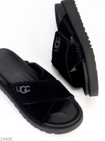 Шльопанці Шлепанцы ^/--/^ Черные шлепанцы Mаusе, шлепки UGG 36-38 /--/ р код 24406 38 ^_^^^ Чорні шлепанці Mаusе, шлепки UGG 36-38 /--/ р код 24406 38 - фото фото фото