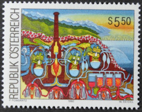 Інше Другое ^/--/^ Австрия Живопись Петер Понграц Очистка морской воды 1992 ^_^^^ Живопис Петер Понграц Очищення морської води 1992 - фото фото фото