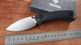 Ножі, мультітули Ножи, мультитулы ^/--/^ TRIVISA Koala Plus-CG, 14 /--/ C /--/ 28 /--/ N Satin, G /--/ 10-Carbon, Ceramic Ball Bearing, Outdoor, EDC, Crossbar Lock - фото фото фото