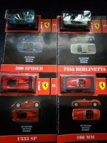 : Закордонні : Зарубежные ^/--/^ Ferrari Collection    (24-27) 1:43 ^_^^^ 11 моделей Ferrari Collection (25-36) 1:43 - фото фото фото
