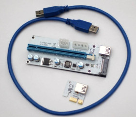 Інше Другое ^/--/^ PCE /--/ 164 /--/ P-N /--/ 06 ver. 008 /--/ S райзер універсальний PCI-E 1 /--/ х  PCIE 16 /--/ x (1 /--/ X 4 /--/ x 8 /--/ x) USB 3.0 живлення 4 pin Mole ^_^^^ PCE /--/ 164 /--/ P-N /--/ 06 ver. 008 /--/ S райзер универсальный PCI-E 1 /--/ х PCIE 16 /--/ x (1 /--/ X 4 /--/ x 8 /--/ x) USB 3.0 питание 4 pin Mole - фото фото фото