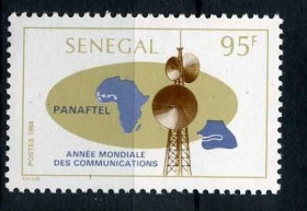 Інше Другое ^/--/^ Сенегал связь MNH  лот 15 Небольшая помарка ^_^^^ Сенегал зв'язок MNH лот 15 Невелика помарка - фото фото фото