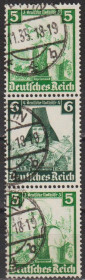 Третій Рейх (-) Третий Рейх (-) ^/--/^ 1935 - Рейх - Народні костюми S 232 Mi.590 591 590 _гаш ^_^^^ 1935 — Рейх — Народные костюмы S 232 Mi.590 591 590 - фото фото фото