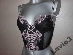 Корсети Корсеты ^/--/^ Lingerie,Франция! Черный Корсет Утяжка Новый 75 /--/ А ^_^^^ Lingerie, Франція! Чорний Корсет Утяжка Новий 75 /--/ А - фото фото фото