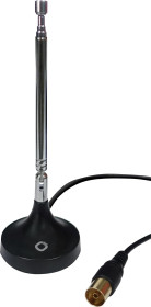 Антени Антенны ^/--/^ Лот № 15497 Радіоантена Oehlbach Rod DAB+ | Радіоантена для прийому DAB+ та FM/FM | Висувна DAB-антена з магнітною основою | Кімнатна антена з адаптером F-подібного типу - фото фото фото