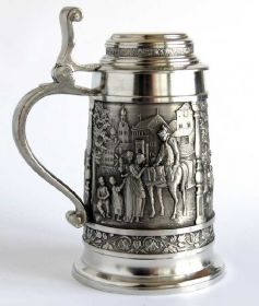 Кухонне начиння, посуд, столове срібло Кухонная утварь, посуда, столовое серебро ^/--/^ Олов&amp;apos;яний кухоль 800 мл, Zinn /--/ 95% Artina-SKS Austria ^_^^^ Олов&amp;apos;яный кружок 800 мл, Zinn /--/ 95% Artina-SKS Austria - фото фото фото