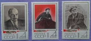 СРСР - СССР - ^/--/^ СССР 1968 Ленин СК 3533-3535 MNH ^_^^^ СРСР 1968 Ленін СК 3533-353535 MNH - фото фото фото