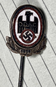 Європа Европа ^/--/^ Німеччина. Знак почесного члена німецького авто. клубу 1934 р. DDAC ^_^^^ Германия. Знак почетного члена немецкого авто. клуба 1934 г. DDAC - фото фото фото