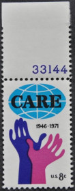 Інше Другое ^/--/^ США Международная организация СARE 1971 Sc.1439 ^_^^^ США Міжнародна організація СARE 1971 Sc.1439 - фото фото фото