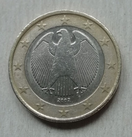 Інше Другое ^/--/^ Германия  1 евро 2002 ^_^^^ Німеччина 1 євро 2002 - фото фото фото