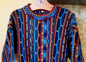 Кофти Кофты ^/--/^ VINTAGE Светр Coogi - фото фото фото